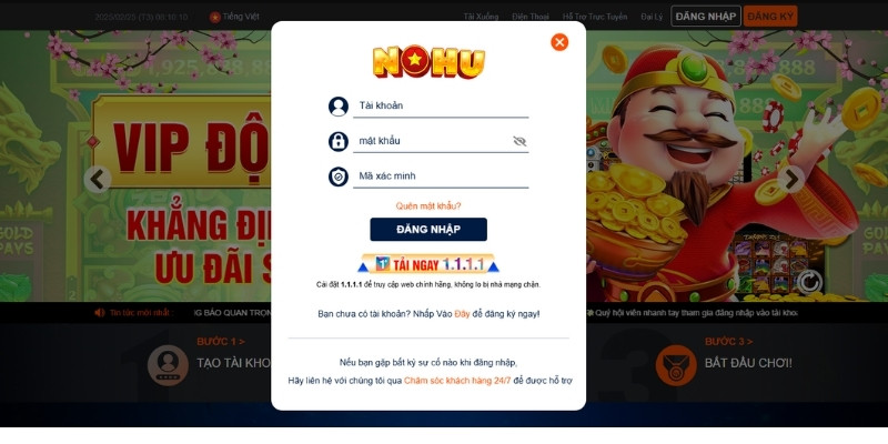 Đăng Nhập NOHU - Truy Cập Tài Khoản Và Khám Phá Dịch Vụ 2 Các bước đăng nhập NOHU